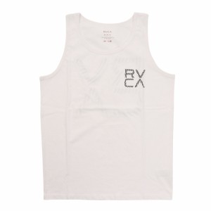 ルーカ(RVCA)ノースリーブ バックプリント FOARMING TANK タンクトップ BC041358 WHT(Men’s)