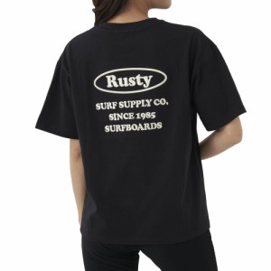 ラスティ(RUSTY)半袖Tシャツ レディース 吸汗速乾 UVカット 923502BLK(Lady’s)