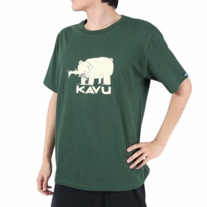 カブー(KAVU)半袖Tシャツ ハイベア Tシャツ 19821828 GRN グリーン(Men’s)