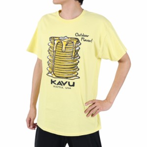 カブー(KAVU)半袖Tシャツ パンケーキ Tシャツ 19821856 CSK イエロー(Men’s)