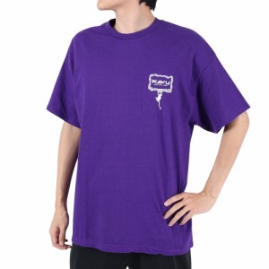 カブー(KAVU)半袖Tシャツ フロッグTシャツ 19821860 PPL パープル(Men’s)