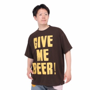 ゴースローキャラバン(GOSLOWCARAVAN)Drymix GIVE ME ビール BIG Tシャツ 325603 BLK…