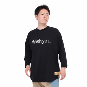 ゴースローキャラバン(GOSLOWCARAVAN)USA/C 祭 8分袖 ルーズベースボールTシャツ 321905 BLK(M…