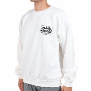 カブー(KAVU)トゥルーロゴ スウェット 19821729 WHT(Men’s)