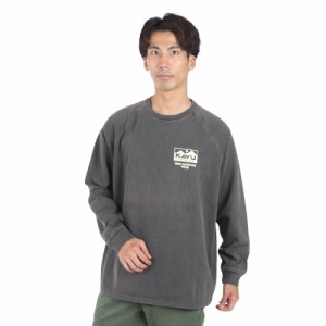 カブー(KAVU)長袖Tシャツ ロンT ヘビーウェイト 長袖Tシャツ 19821924 BLK ブラック(Men’s)