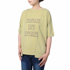 クリフメイヤー(KRIFF MAYER)リメイク風 ピグメント モモンガ 半袖Tシャツ 2347203L-64 L/GREEN…