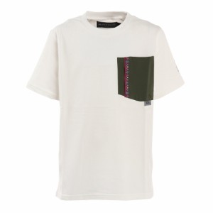 クリフメイヤー(KRIFF MAYER)さらのびポケTシャツ 2147828K-5 OFF(Jr)