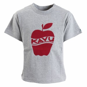 カブー(KAVU)ジュニア 半袖Tシャツ アップルTシャツ 19821871 H/GR グレー(Jr)