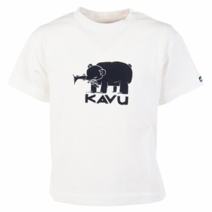 カブー(KAVU)ジュニア 半袖Tシャツ ハイベア Tシャツ 19821873 WHT ホワイト(Jr)