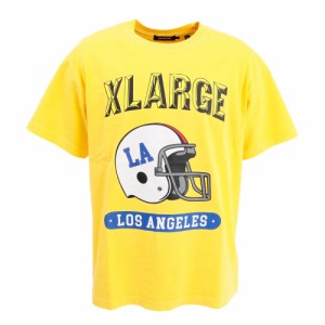 エクストララージ(XLARGE)PIGMENT FOOTBALL 半袖Tシャツ 101221011017-YELLOW(Men…