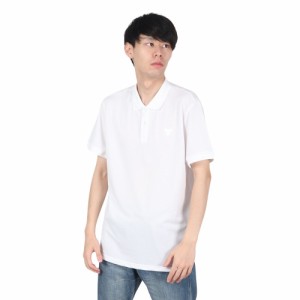 ゲス(GUESS)ワンポイントロゴ 半袖ポロシャツ MM2K8470KWHT(Men’s)