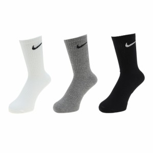 ナイキ(NIKE)エブリデイ クッションド クルー ソックス 3足組 SX7664-964(Men’s、Lady’s)