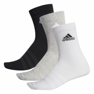 アディダス(adidas)クルーソックス 3足組 FXI58-DZ9392(Lady’s)