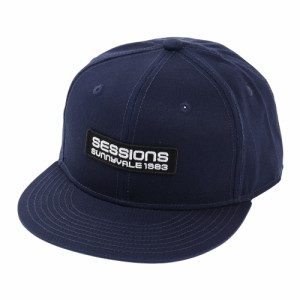 セッションズ(SESSIONS)バーロゴBBキャップ 218216 NVY 帽子 大きいサイズ(Men’s)