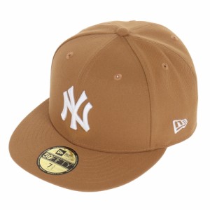 ニューエラ(NEW ERA)59FIFTY ニューヨーク・ヤンキース ウィート×ホワイト 13562232 MLB 帽子(Me…