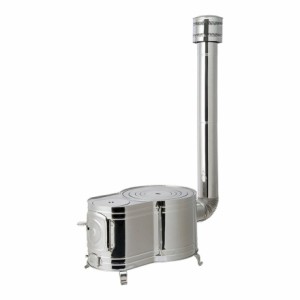 ホンマ製作所アウトドア ストーブ ヒーター キャンプ ソロキャンプ 冬キャンプ ステンレス 時計1型 薪ストーブセット ASS…