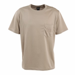 マーモット(Marmot)半袖Tシャツ ポケットロゴ チノ TOMTJA81XB CNO ベージュ トップス 吸水速乾 抗菌 …