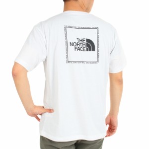 ノースフェイス(THE NORTH FACE)Tシャツ 半袖 TNF スクウェアロゴ Tシャツ NT32334X 白 ホワイト…