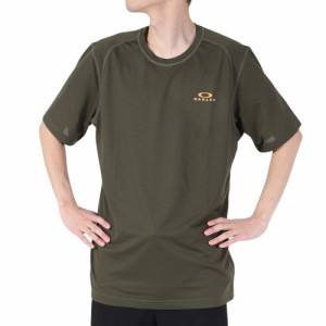 オークリー(OAKLEY)半袖Tシャツ ENHANCE メッシュ RC Tシャツ FOA404279-86L オリーブ(Men…