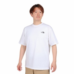 ノースフェイス(THE NORTH FACE)Tシャツ 半袖 ヌプシ 速乾 NT32448 白 ホワイト(Men’s)