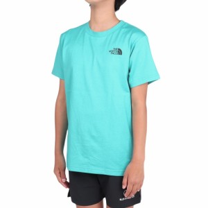 ノースフェイス(THE NORTH FACE)キッズ ショートスリーブバックスクエアロゴTシャツ NTJ32333 GA(Jr)