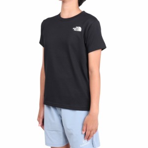 ノースフェイス(THE NORTH FACE)キッズ 半袖Tシャツ ヌプシ NTJ32432 K(Jr)