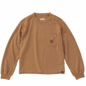 マーモット(Marmot)長袖Tシャツ ロンT カモシカ ウール TOWSJB52YY KRM ブラウン 四角友里コラボ(La…