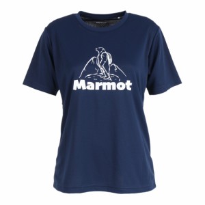 マーモット(Marmot)半袖Tシャツ TOWRJA60XB DIN ネイビー(Lady’s)