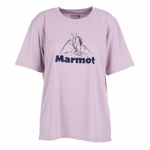 マーモット(Marmot)半袖Tシャツ TOWRJA60XB MGT ラベンダー (Lady’s)