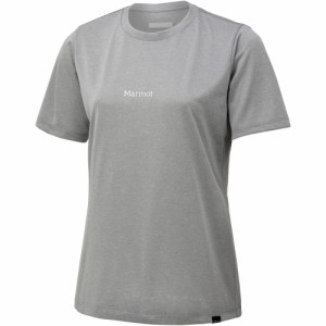 マーモット(Marmot)半袖Tシャツ ヘザーロゴハーフスリーブティー TOWRJA54 LGY グレー(Lady’s)