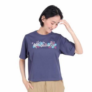 コロンビア(Columbia)半袖Tシャツ カットソー ノースカスケーズ リラックスドTシャツ AR3545 463 ネイビー…