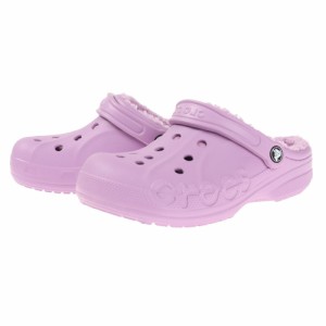 クロックス(crocs)サンダル レディース パープル バヤ ラインド クロッグ Baya Lined Clog 205969…