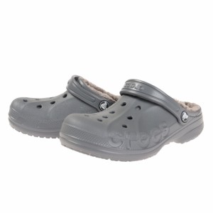 クロックス(crocs)サンダル ジュニア グレー バヤ ラインド クロッグ キッズ Baya Lined Clog チャコー…