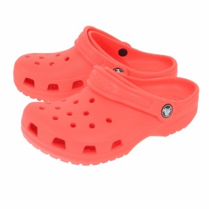 クロックス(crocs)スポーツサンダル クラシック クロッグ キッズ Org オレンジ 206991-6VT-2023 ジュ…