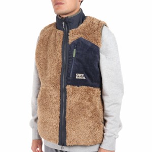 クリフメイヤー(KRIFF MAYER)シャギーボアベスト 2214402-20:BEIGE(Men’s)