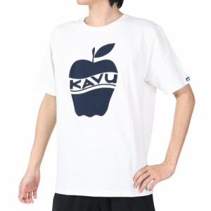 カブー(KAVU)半袖Tシャツ アップル Tシャツ 19821824 WHT ホワイト(Men’s)