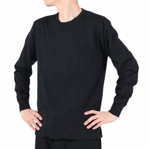 ヘインズ(Hanes)PERFECT WEIGHT ロングスリーブポケットTシャツ HM4-U101 090(Men’s)