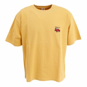 パワー・トゥ・ザ・ピープル(POWER TO THE PEOPLE)ワンポイント 刺繍Tシャツ 2501031-43 YEL(…