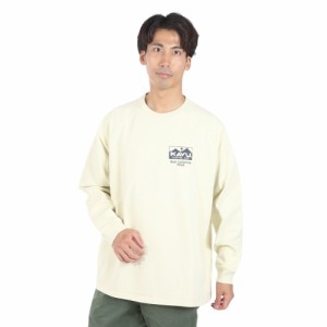 カブー(KAVU)長袖Tシャツ ロンT ヘビーウェイト 長袖Tシャツ 19821924 NTL キナリ(Men’s)