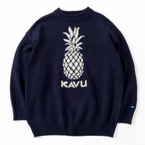 カブー(KAVU)パイナップルニット セーター 19821918 NVY(Men’s)