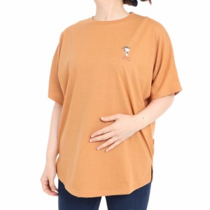 クリフメイヤー(KRIFF MAYER)スヌーピードルマン 半袖Tシャツ 2257815L-27:L.BROWN ブラウン(L…