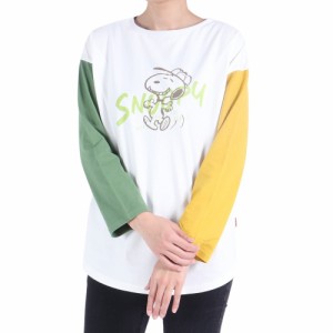 クリフメイヤー(KRIFF MAYER)ロンT 長袖Tシャツ SNOOPY スヌーピー ゆるロンT 2337824L-90:M…