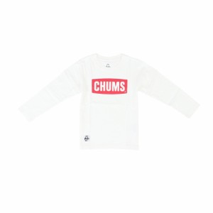 チャムス(CHUMS)キッズ チャムス ビッグロゴ ロンT 長袖Tシャツ CH21-1206-W057(Jr)