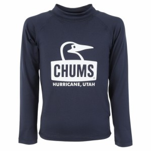 チャムス(CHUMS)ラッシュガード キッズスプラッシュブービーフェイスロングスリーブTシャツ CH21-1285-N034 …