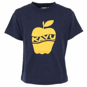 カブー(KAVU)ジュニア 半袖Tシャツ アップルTシャツ 19821871 NVY ネイビー(Jr)