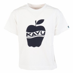 カブー(KAVU)ジュニア 半袖Tシャツ アップルTシャツ 19821871 WHT ホワイト(Jr)