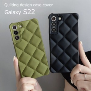 Galaxy S22 5G ケース GalaxyS22 SC-51C SCG13 キルティング ソフト TPU GalaxyS225G カバー 人気 おしゃれ かわいい 軽量 スマホケース