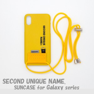 Galaxy シリーズ　Galaxy S21 ケース Galaxy S21+ Galaxy S21 Ultra  韓国 ベルト SUN CASE CROSS 2 YELLOW カバー ギャラクシー 正規商