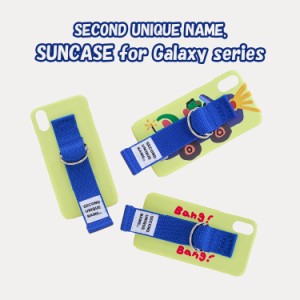 Galaxy シリーズ　Galaxy S21 ケース Galaxy S21+ Galaxy S21 Ultra  韓国 ベルト SUN CASE LIME BLUE for Galaxy カバー ギャラクシー 