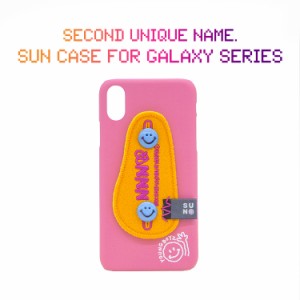Galaxy シリーズ　Galaxy S21 ケース Galaxy S21+ Galaxy S21 Ultra 韓国 ベルト SUN CASE PATCH PINK for Galaxy カバー ギャラクシー 